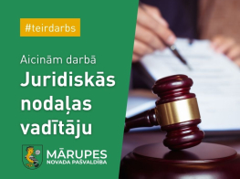 Aicinām darbā Juridiskās nodaļas vadītāju