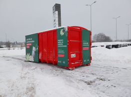 Mārupē, pie “Business Garden Rīga” virszemes autostāvvietas, atklāts jauns nolietotās elektrotehnikas savākšanas punkts