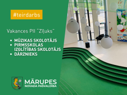 Aktuālās vakances PII "Zīļuks"