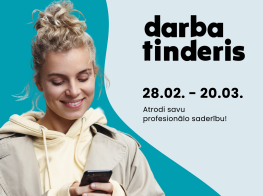 darba tinderis vizualizācija