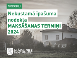 Nekustamā īpašuma nodokļa par 2024. gadu apmaksas kārtība