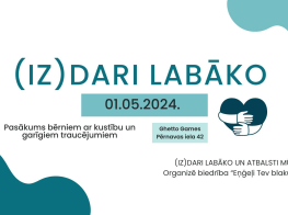 saliedēšanās un atbalsta pasākums bērniem un jauniešiem ar garīgiem un kustību traucējumiem