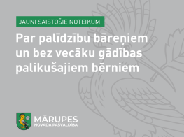 Veikti grozījumi noteikumos par palīdzību bāreņiem un bez vecāku gādības palikušajiem bērniem, kuri ir ārpusģimenes aprūpē