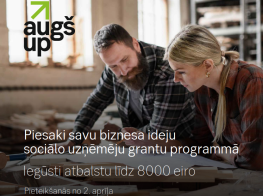 grantu programmas augšup vizuālis