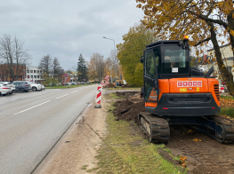 Rīgas un Jūrmalas ielas krustojums, ceļu būvniecības tehnika