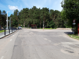 Iela blakus Mārupes Mūzikas un mākslas skolai