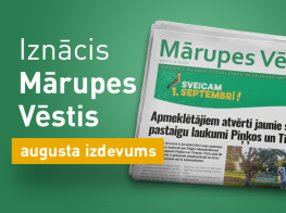 Izdots "Mārupes Vēstu" augusta numurs