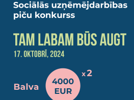 Izsludināta pieteikšanās ikgadējam sociālās uzņēmējdarbības konkursam