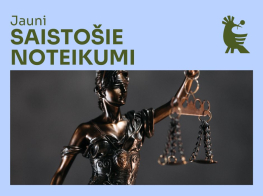 Zils fons ar tekstu Saistošo noteikumi