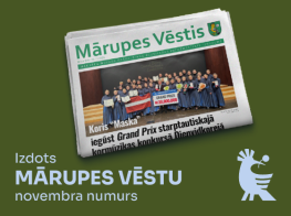 Izdots "Mārupes Vēstu" novembra numurs