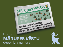 Izdots "Mārupes Vēstu" decembra numurs