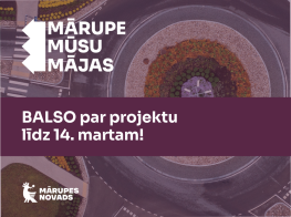 Mārupe-mūsu mājas 2025 vizuālis par balsošanu