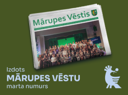Izdots informatīvā izdevuma "Mārupes Vēstis" marta numurs