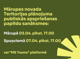 Teritorijas plānojuma publiskās apspriešanas vizuālis