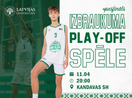 Vizuālis par  nacionālās basketbola līgas spēli 11. aprīlī