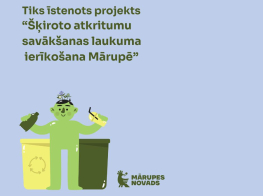 Vizuālis par atkritumu šķirošanu