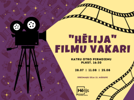Violets fons ar dzeltenu lauku un kameras elementiem