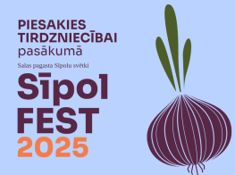 Gaiši zils fons ar krāsainu teksta un elementu grafiku 
