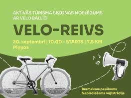 Aicinām uz velo-ballīti 20. septembrī!