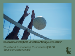 Afiša volejbola sacensībām