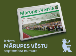 Mārupes Vēstis - septembra numura vāks 