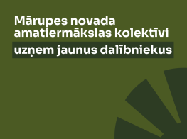 Gaiši zaļš fons ar tumši zaļu grafiku un baltu tekstu
