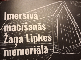 Tumšs fons ar gaišiem burtiem