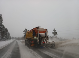 Ceļu uzturēšanas darbi ziemā