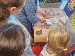 Bērni radošajā darbnīcā