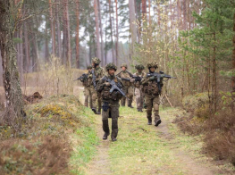 Zemessargu apmācības zaļā teritorijā