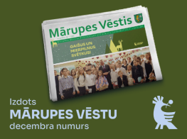 Mārupes Vēstis decembra numura vāka bilde