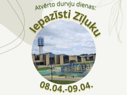 Gaišs fons ar bildi un tekstu