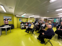 Sēdes norises foto Mārupes novada bibliotēkas telpās