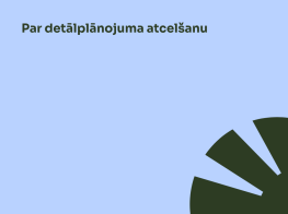 Gaiši zils fons ar tumši zaļu tekstu un elementu grafiku