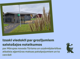 Gaiši zils fons ar tekstu par grozījumiem MUST maksas pakalpojumu cenrādī