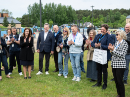 Polijas delegācijas pārstāvji pie pie PII "Zīļuks"