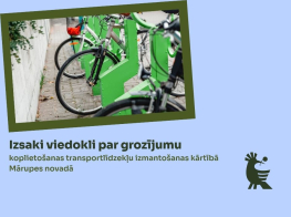 Sabiedrības viedoklim nodoti grozījumi koplietošanas transportlīdzekļu izmantošanas kārtībā Mārupes novadā
