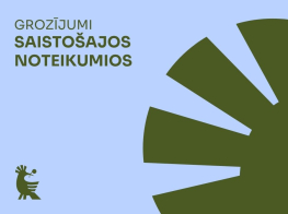 Grozījumi saistošajos noteikumos