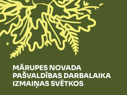 darbalaika izmaiņas svētkos