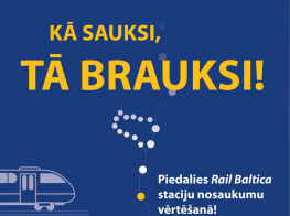 Rail Baltica stacijas nosaukumu aptauja
